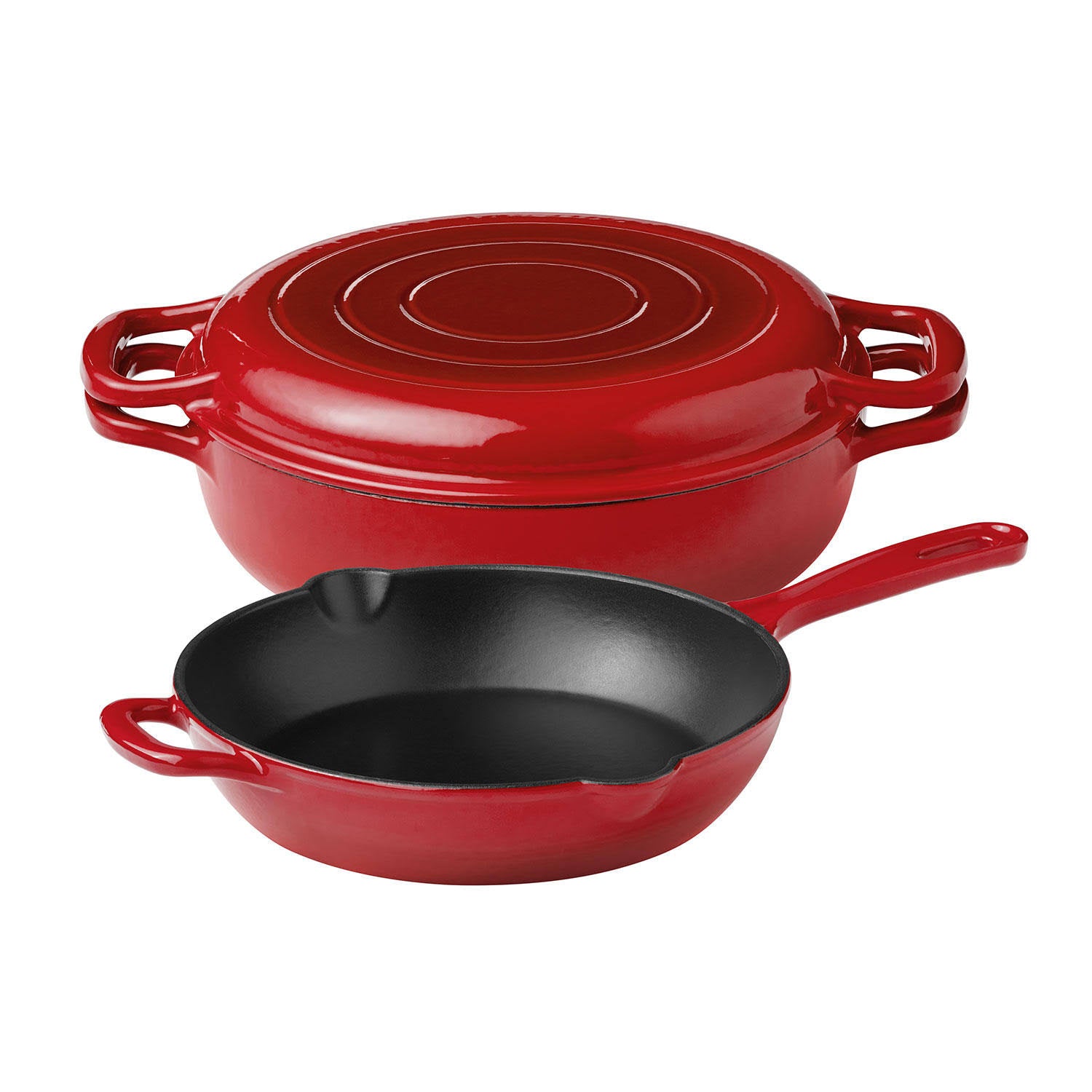3-Piece Enamel Cast Iron Set K2890
