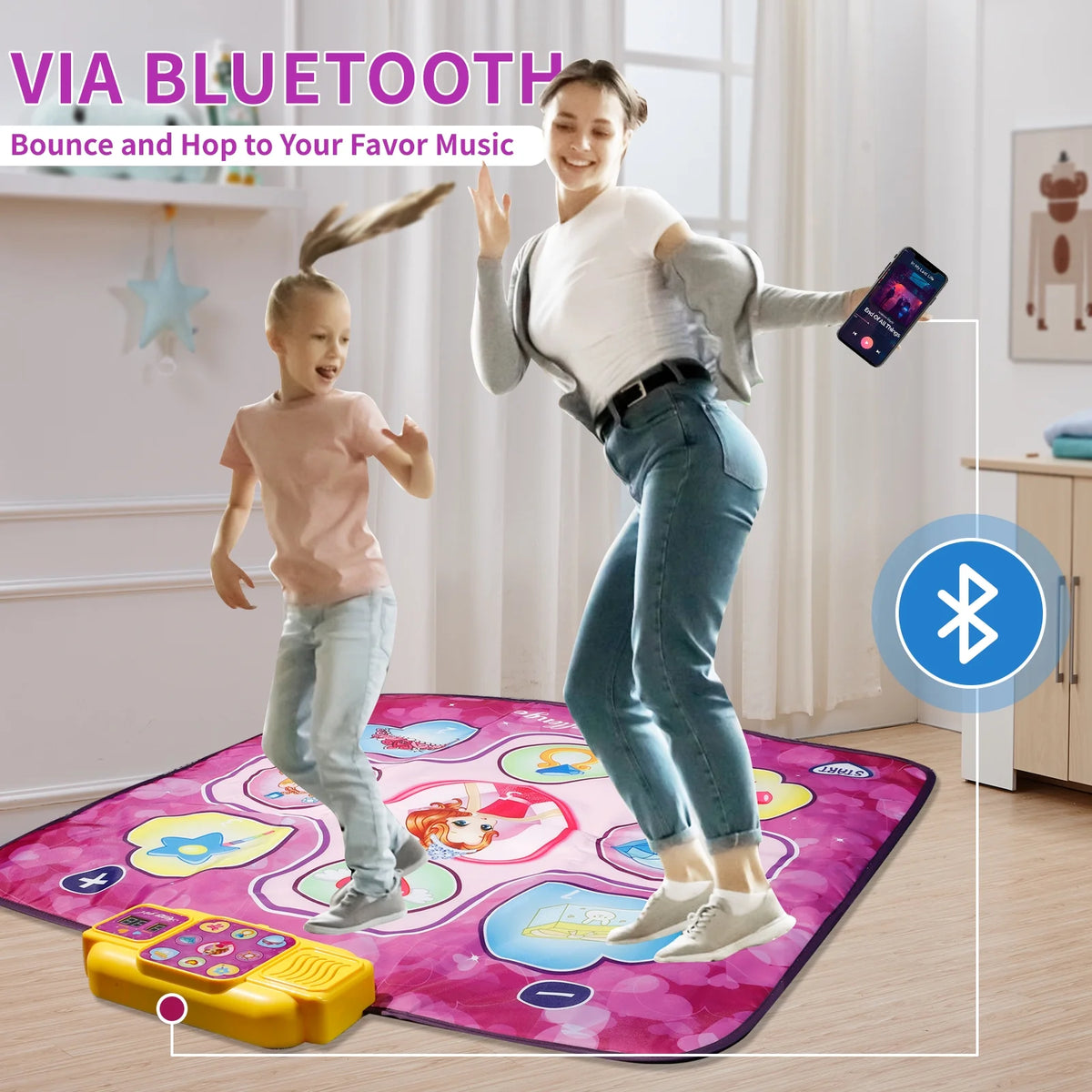 Bluetooth Dance Mat Toys Interactive Dancing Game Pad M965