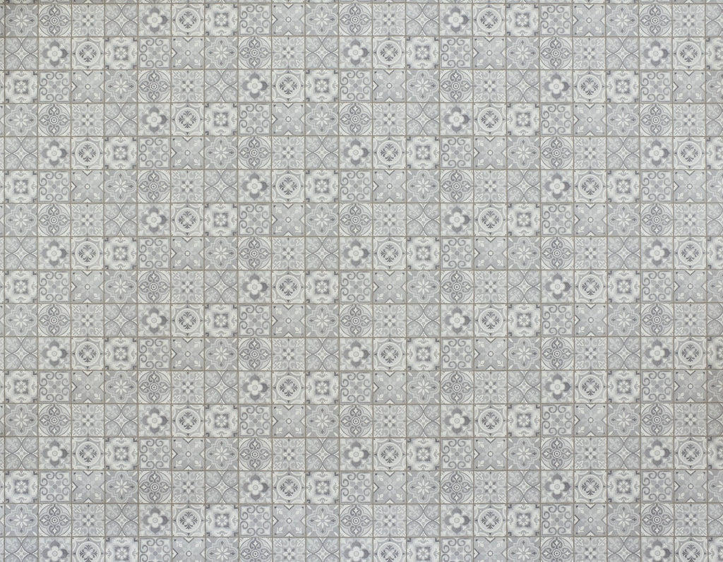 White Sand Stone Look Low-Gloss Finish Sheet Vinyl D4414
