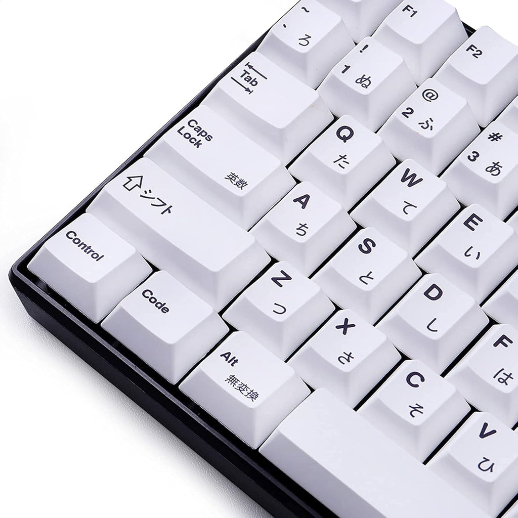White 134 Keys Cherry Profile Dye-Sub PBT Keycap P348