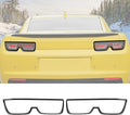 Carbon Fiber Grain Tail Light Cover Trim Frame Bezels Q3175