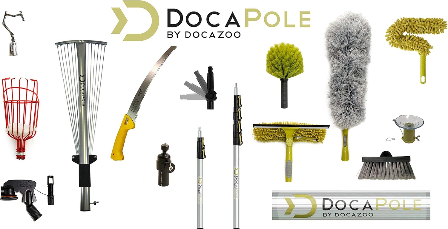 Deck Brush with Extension Pole, Pack of 2 H261