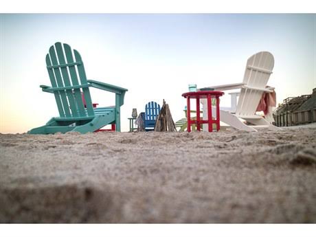 Pacific Blue Folding Adirondack Chair Z5641