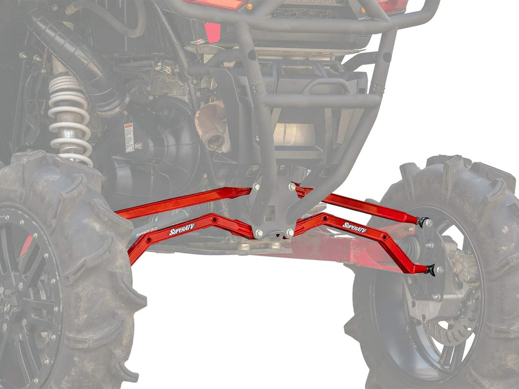 Orange High Clearance Rear Radius Arms for Polaris RZR XP 1000 R264