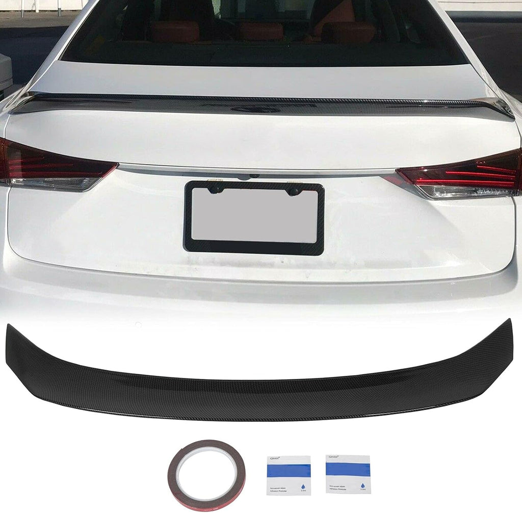 Carbon Fiber Style Trunk Spoiler Wing ABS R6727