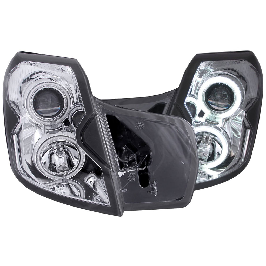 Projector Headlights with Halo Chrome Y98243