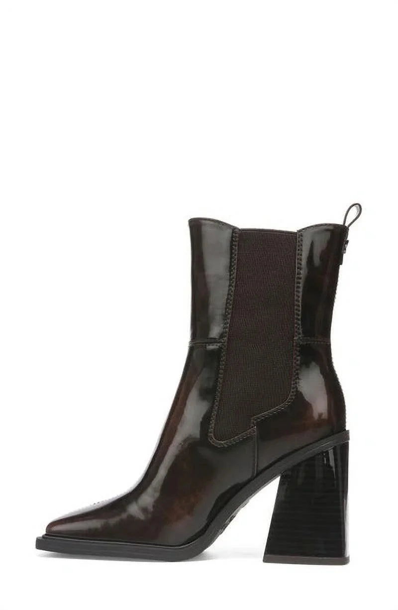 Chestnut Snip-Toe Chelsea Booties W5896