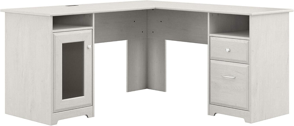 Ash Gray L Shape Desk N89128