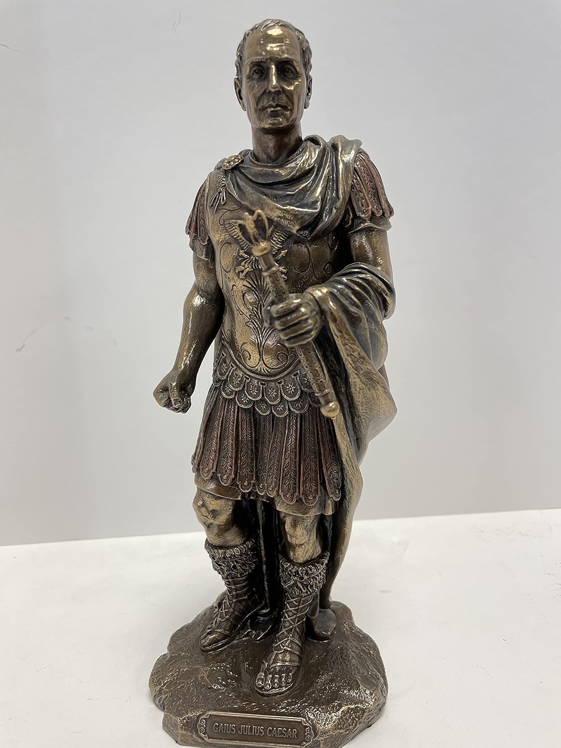 Bronze Finish Roman Military Uniform Statue H124