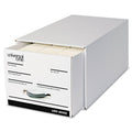 White Letter Storage Box Drawer, 6 per Carton O252321