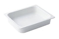 White Sandstone 4 Qt. Half Size Rectangular Food Pan S6153