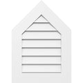 Peaked Top Surface Mount PVC Gable Vent W665