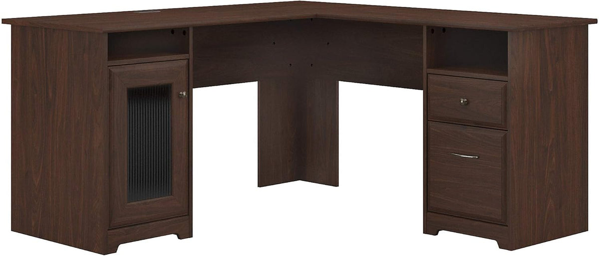 Ash Gray L Shape Desk N89128