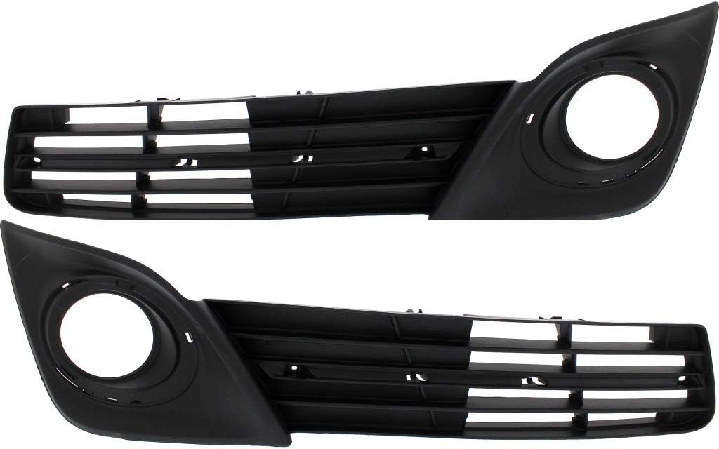 Fog Light Cover Pair with Fog Light Hole Textured Pack of 2 D77462