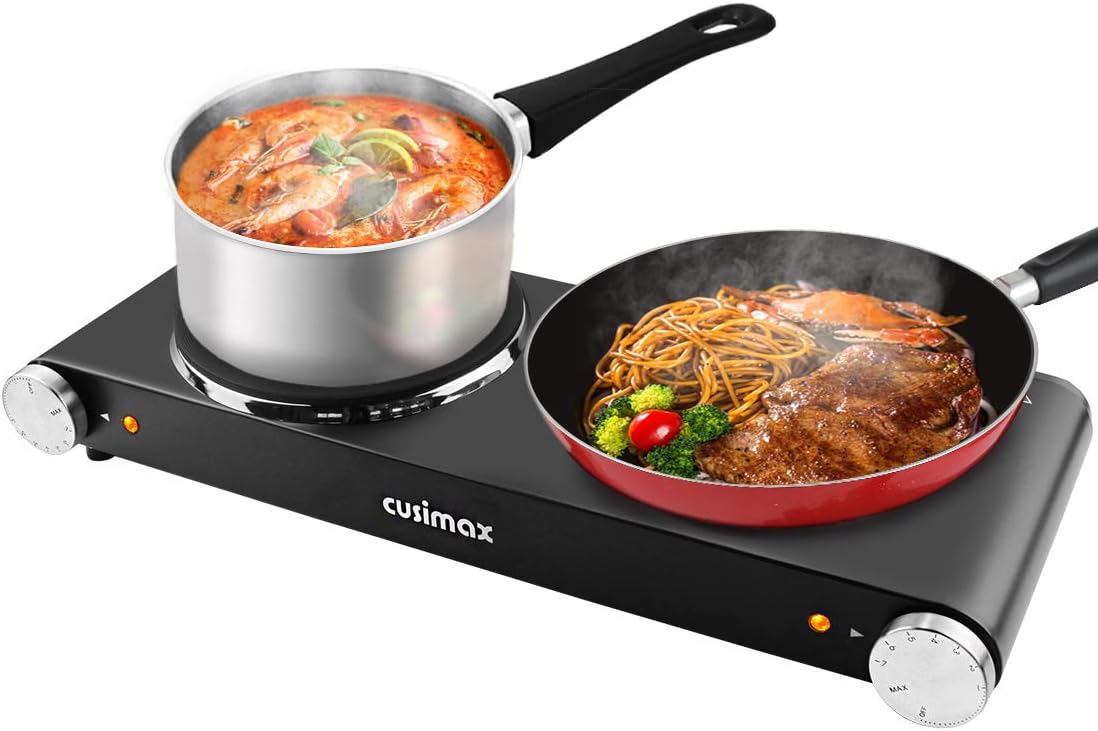 Silver Stainless Steel Single Burner Electric Hot Plate P87450