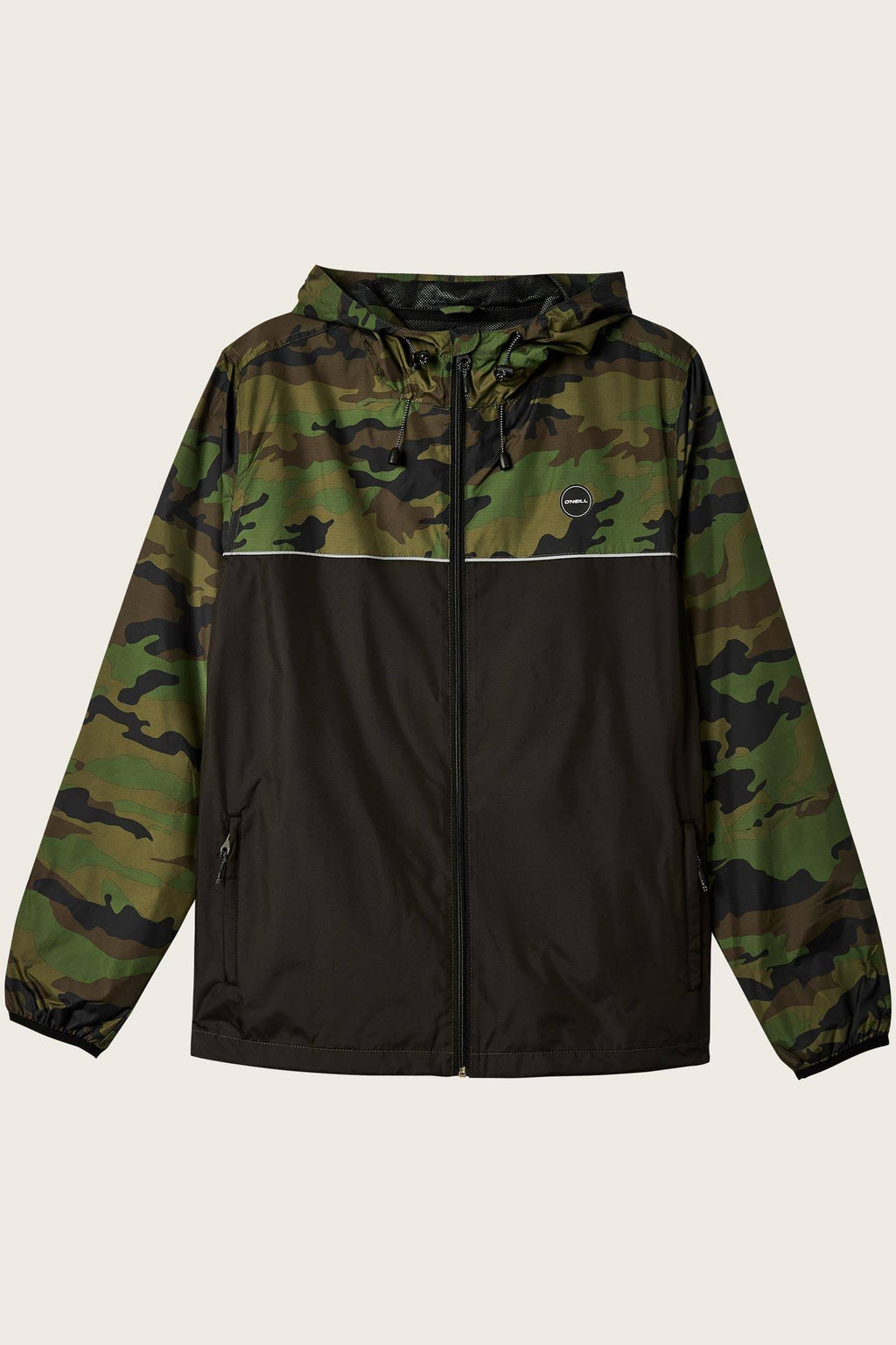 Camo Black Windbreaker Y6840