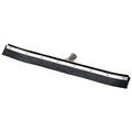Curved End Rubber Squeegee with Metal Frame, Black F2165
