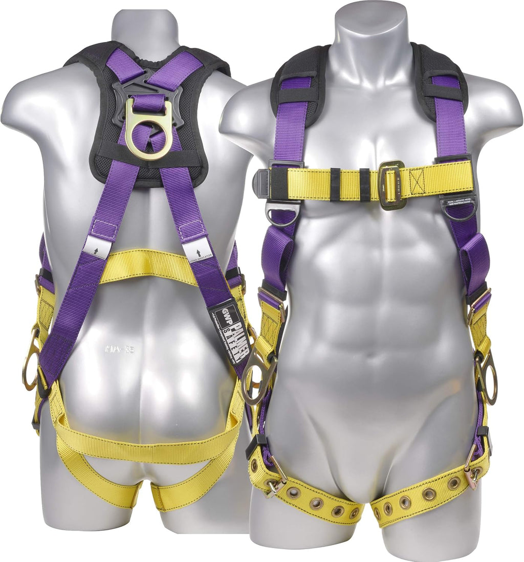 Full Body Harness with 5 Point Adjustment, Dorsal D-ring, and Fall Indicators H14536