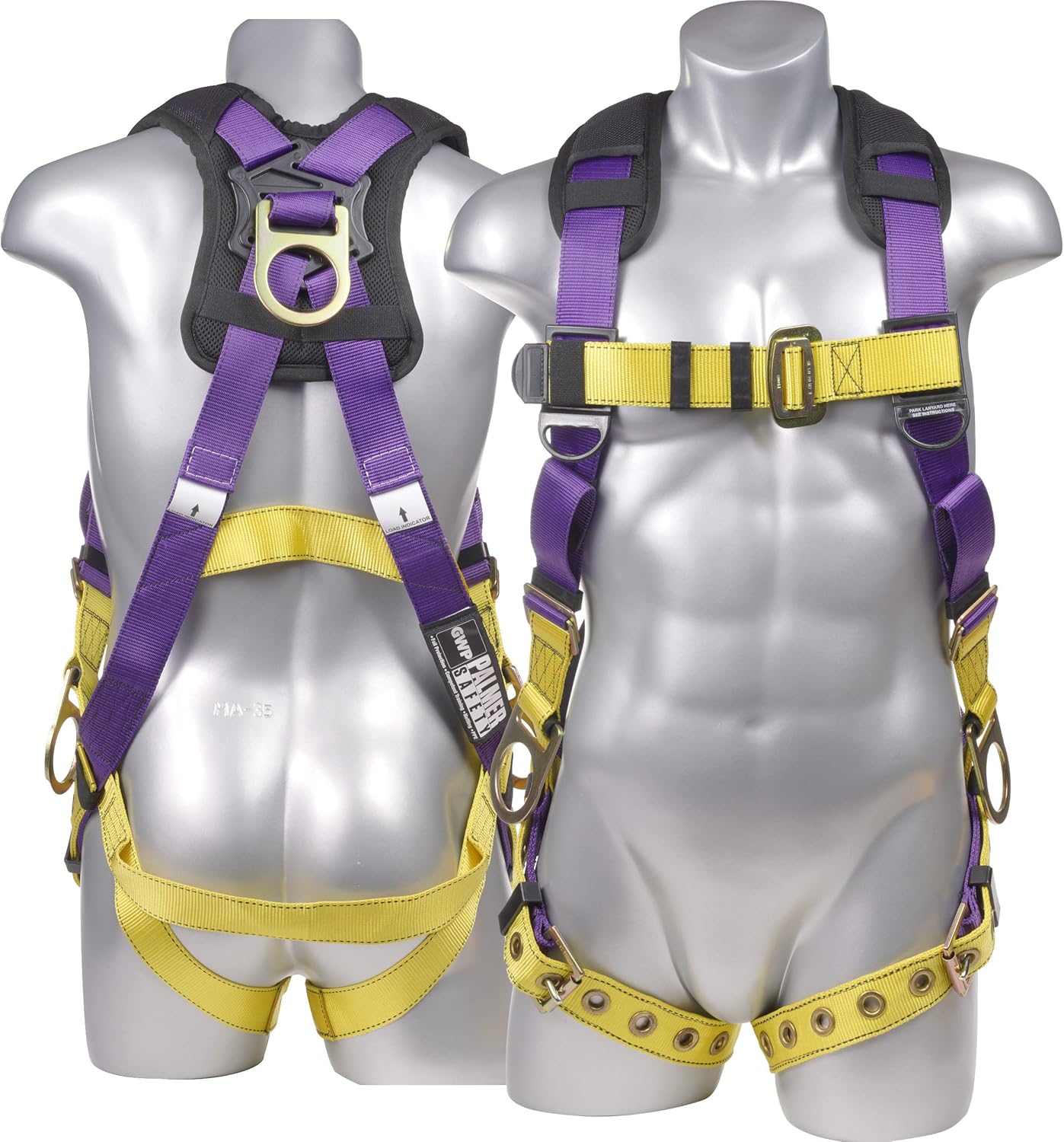 Full Body Harness with 5 Point Adjustment, Dorsal D-ring, and Fall Indicators H14536