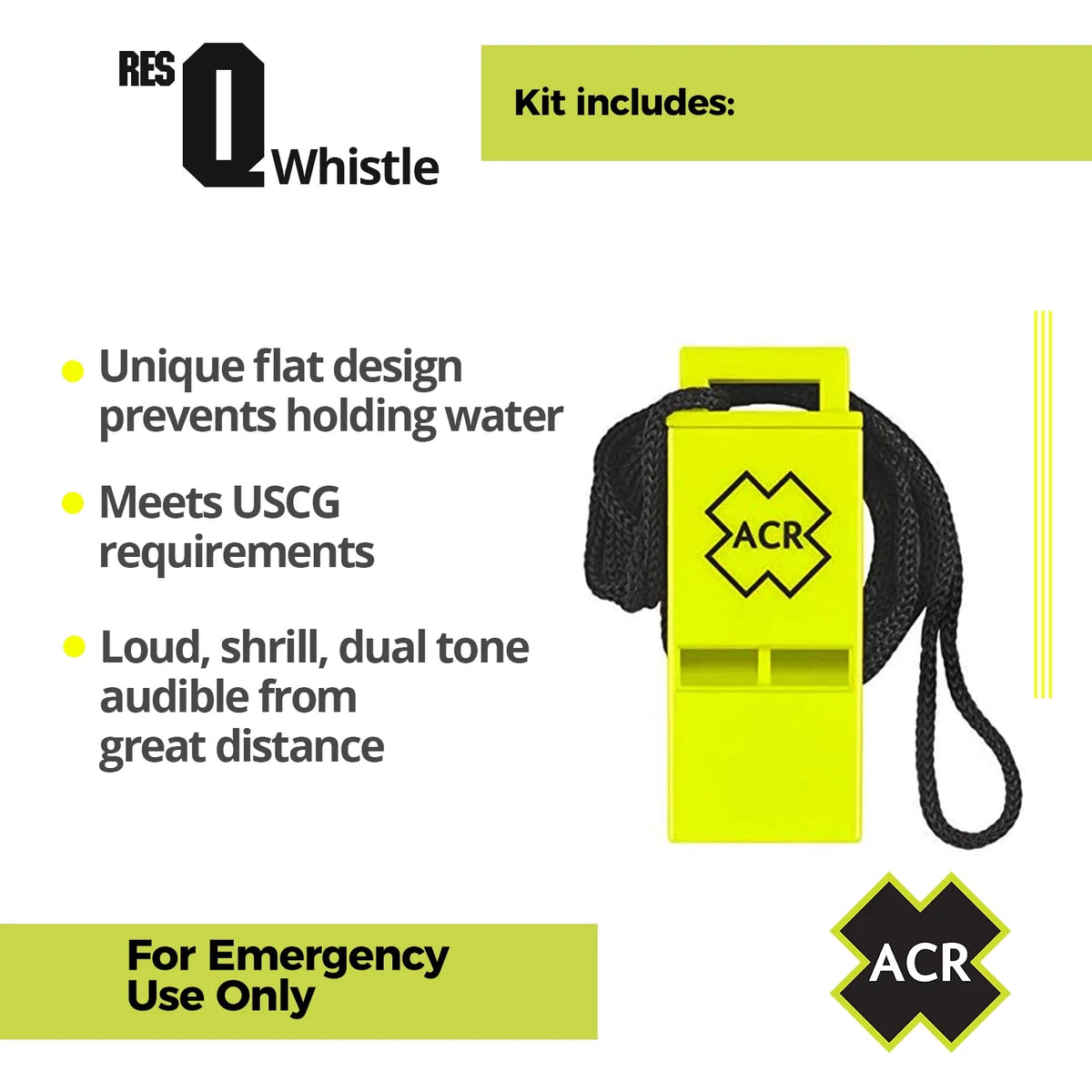 Survival Kit with E-Flare, Personal Locator Beacon, Strobe Light B356502