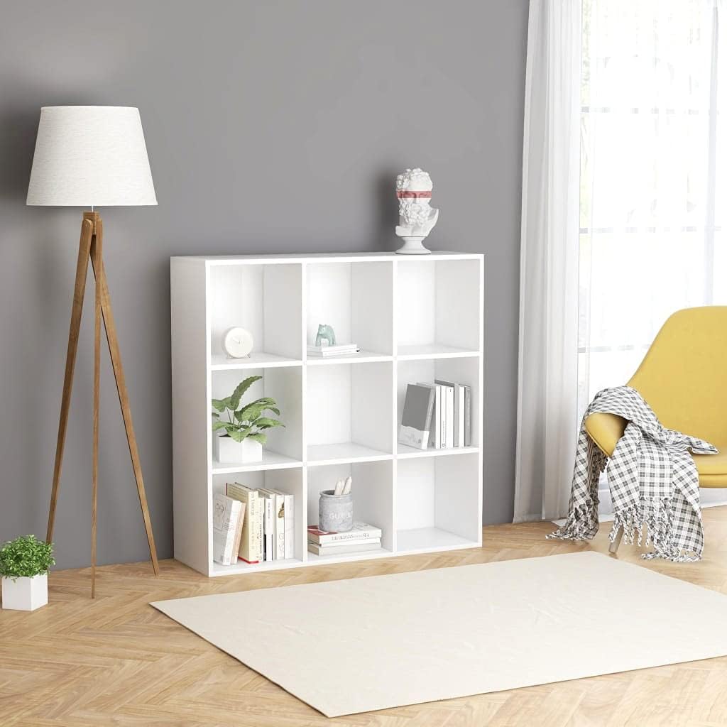 White Chipboard Book Cabinet U3994