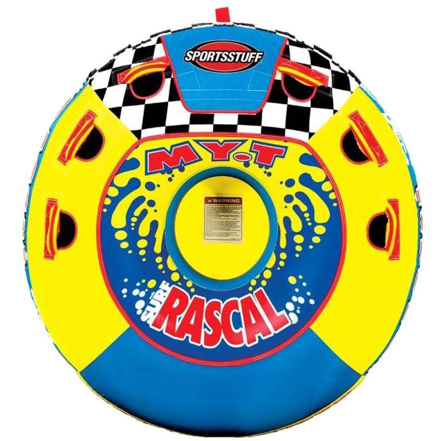 1-Person Tube Towable with 12V Portable Air Pump G32452