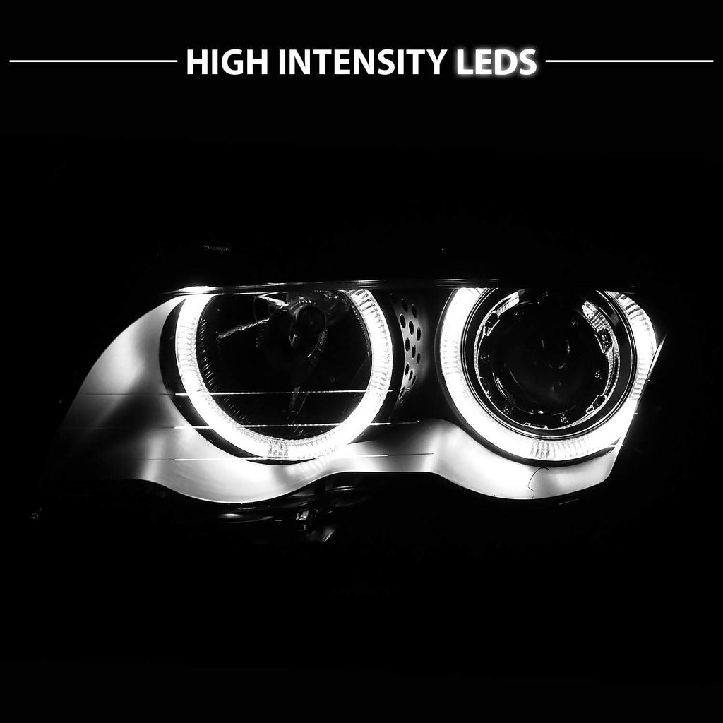 Black Projector Headlights for BMW 3 Series E46 4 Door G2786