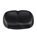 Black Noseless Bicycle Seat Cushion with PU Pad W535760