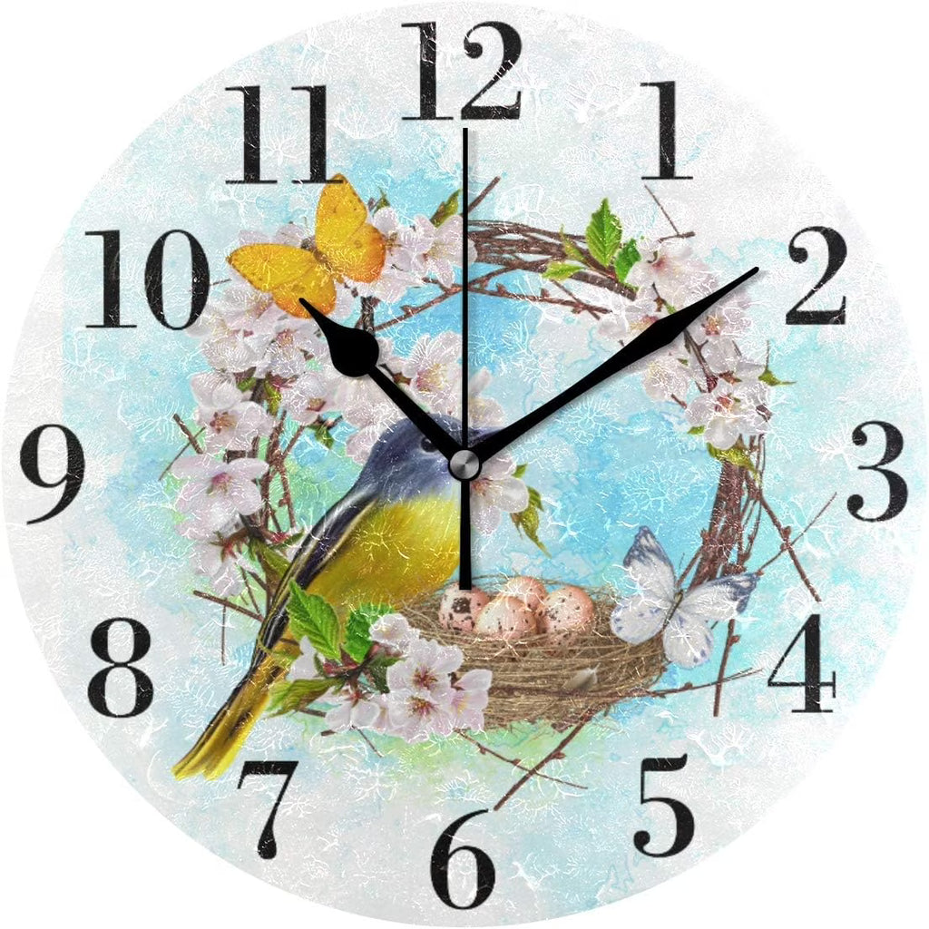 9.8 Inch Silent Round Wall Clock V828