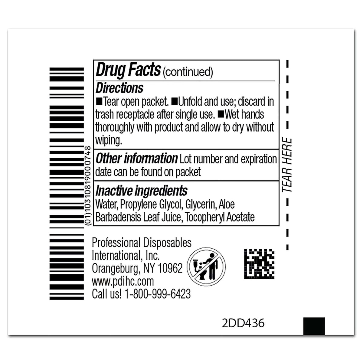 Sani-Hands ALC Hand Wipes K24954