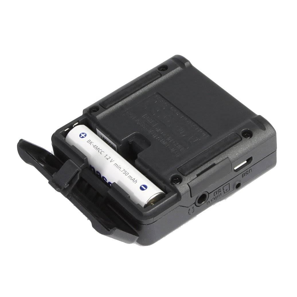 Black Mini Portable Recorder with Lavaliere Microphone M217