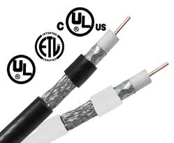 18 AWG CL2 Black Coax Cable W282907