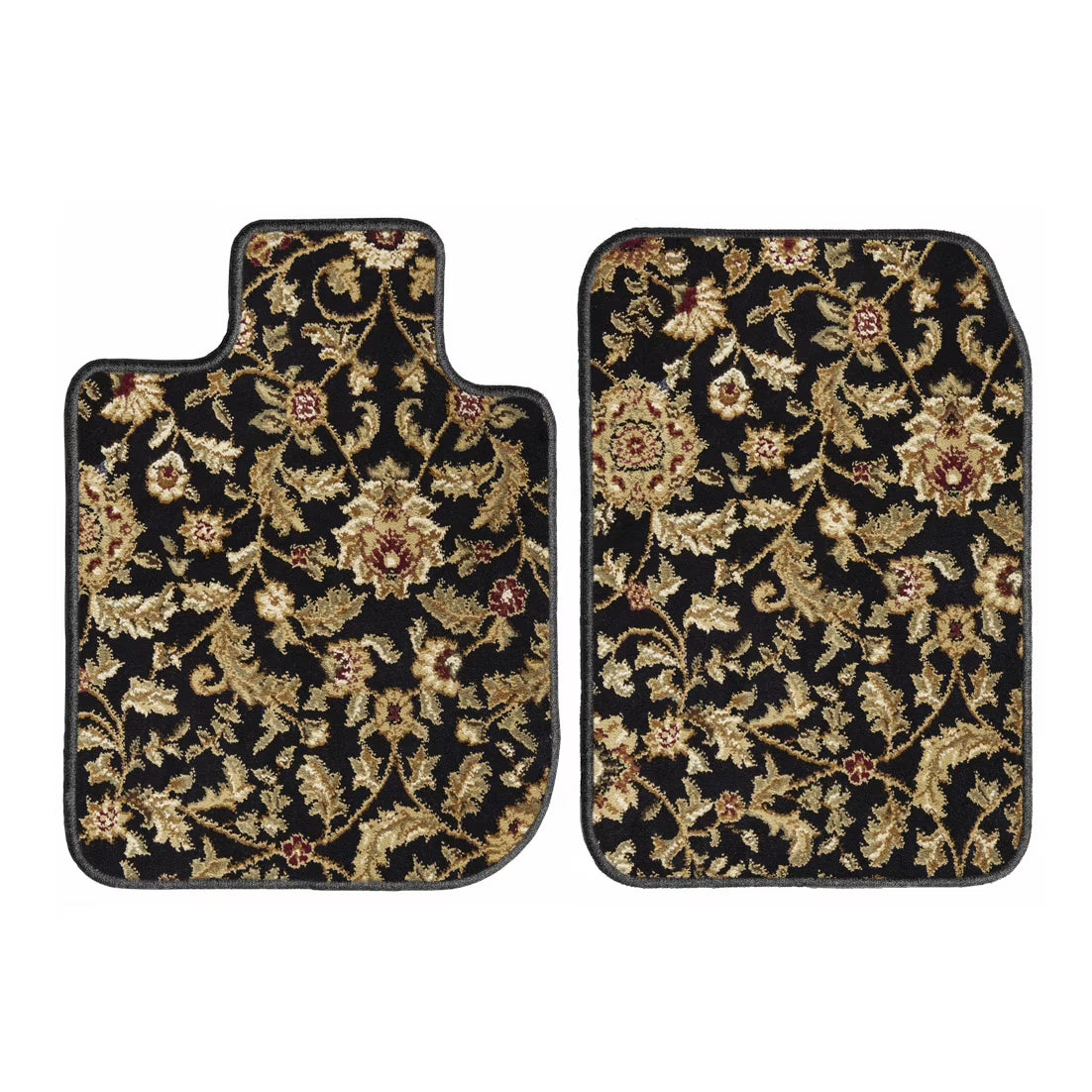 Black Oriental Car Mats W92906