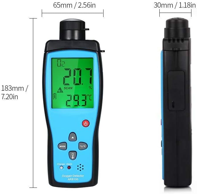 Digital Portable O2 Gas Tester E77079