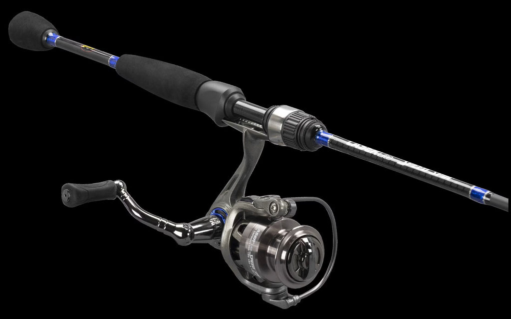 Spinning Reel and Fishing Rod Combo, 5-Foot 6-Inch Rod, Size 75 Reel, Silver M602