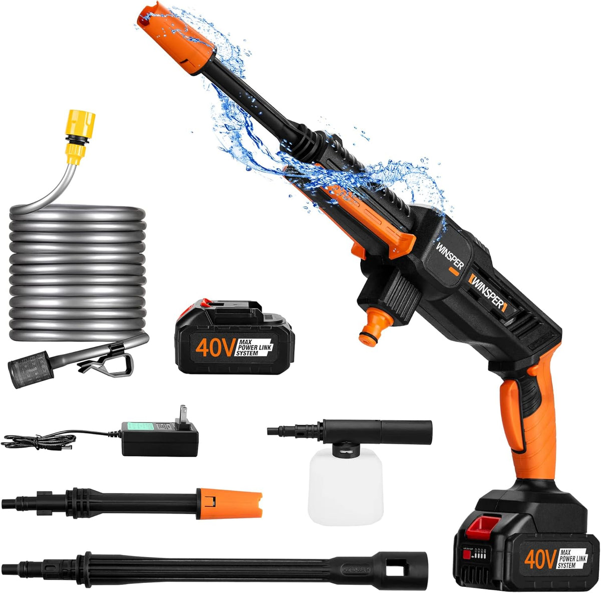 Cordless Pressure Washer 15AH 1160 PSI 20V E3102