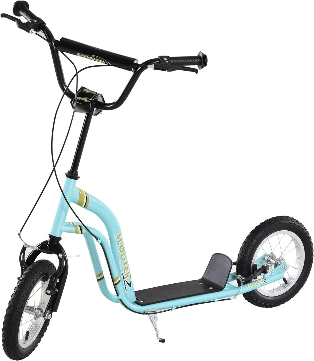 Blue 12-Inch Youth Scooter with Dual Brakes Q1157
