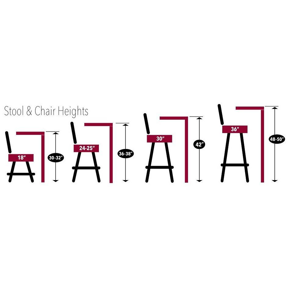 Black 36 in. Pub Table S723876