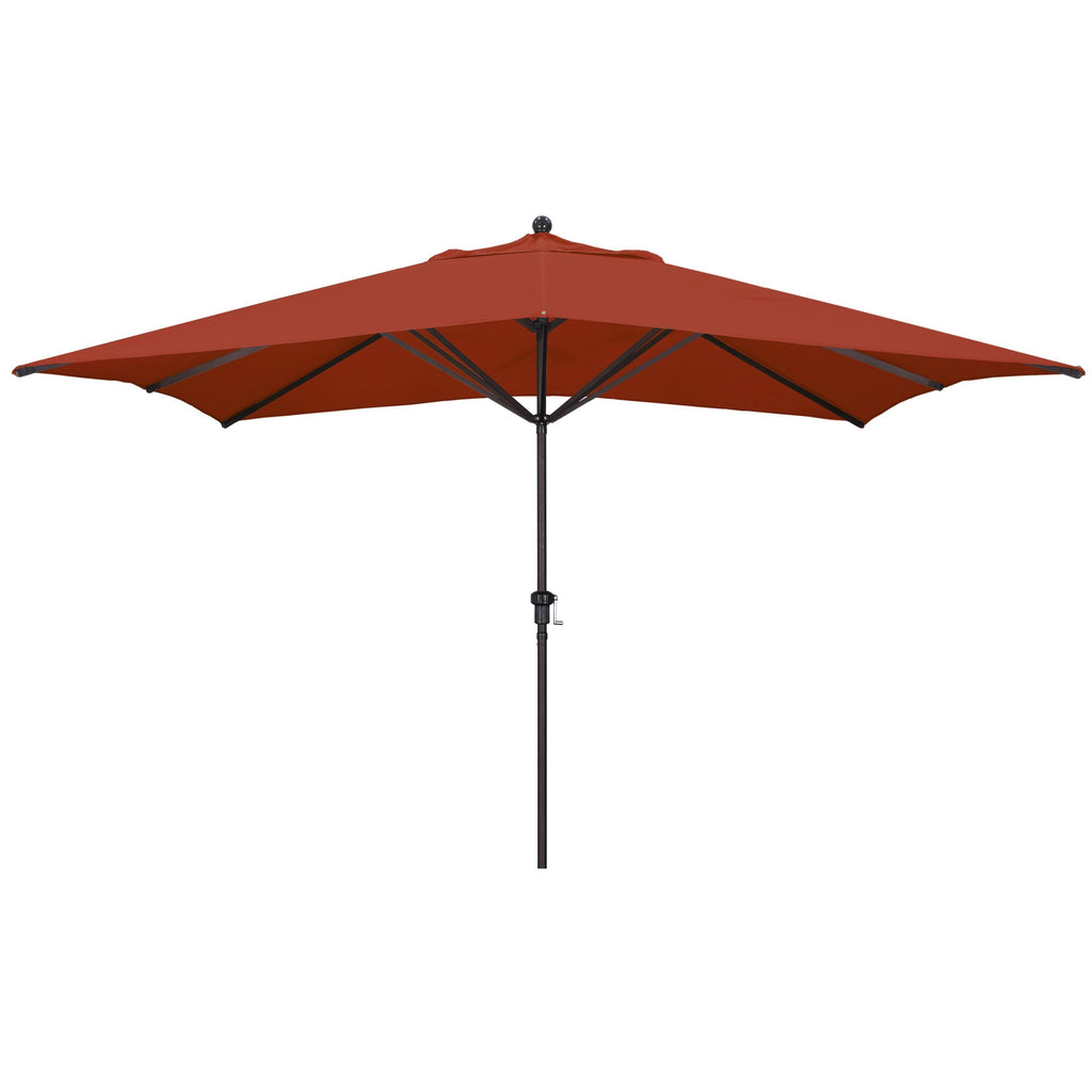 11 ft. Rectangular Aluminum Market Umbrella, Terracotta L48943