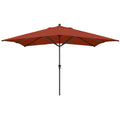 11 ft. Rectangular Aluminum Market Umbrella, Terracotta L48943