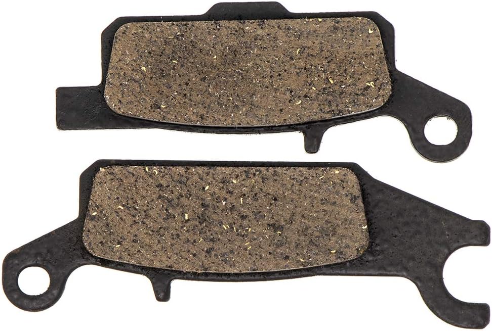 Brake Pad Kit for Yamaha Grizzly 700 550, Organic, Pack of 2 V522596