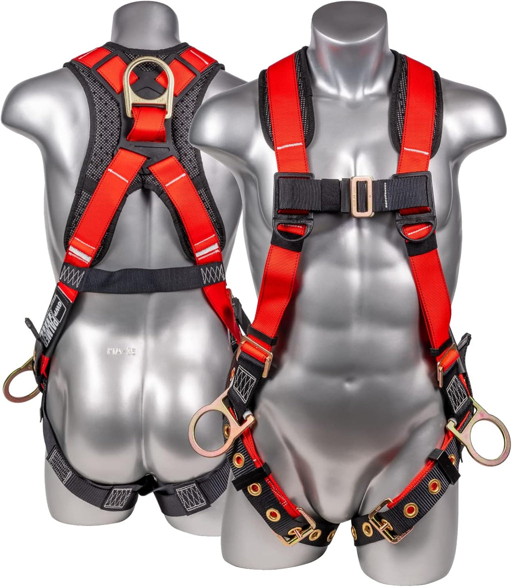 Full Body Harness with 5 Point Adjustment, Dorsal D-ring, and Fall Indicators H14536