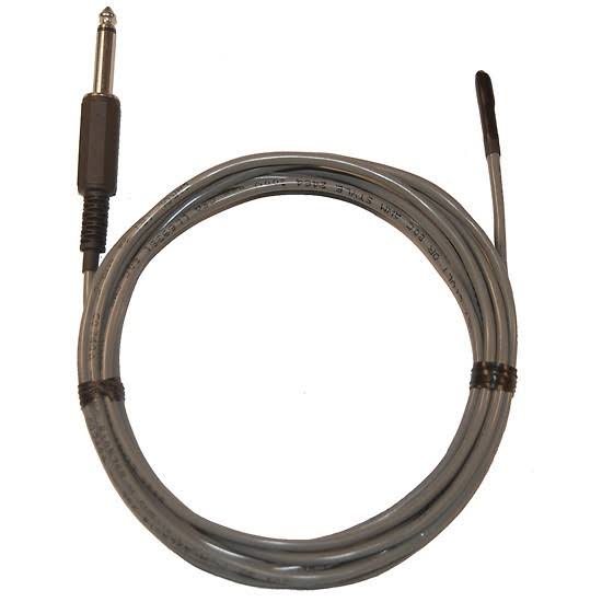 Thermistor Probe, Flexible, 13 inch L x 0.125 inch Dia, 13 Feet Cable, 1/4 inch Phono Plug R81651