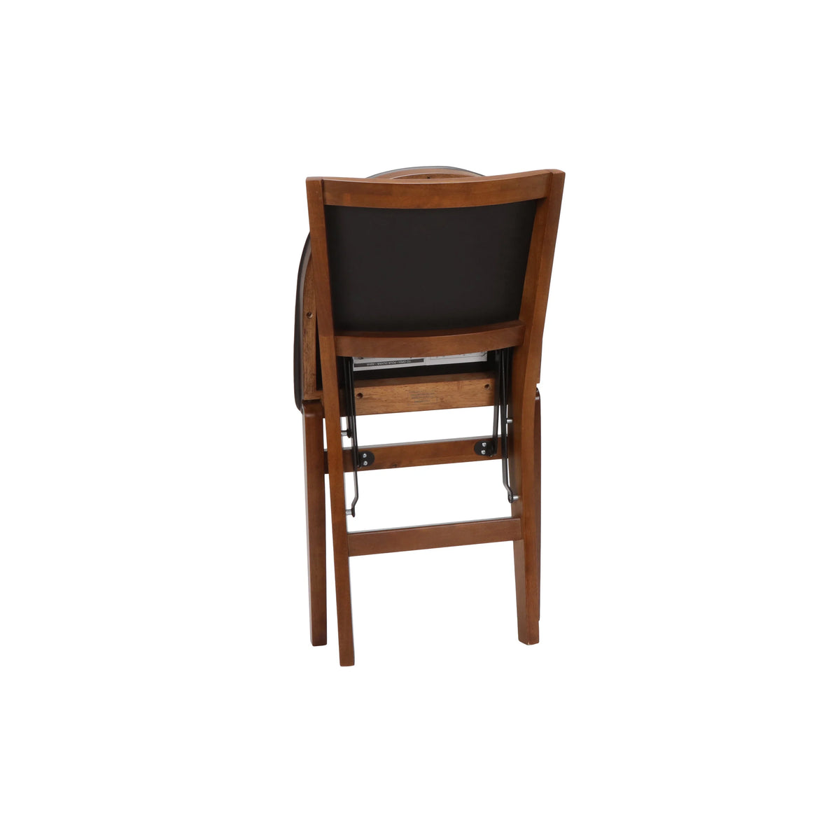 Bonded Leather Folding Chair Brown 2-Pack K548
