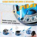 47 Inch Inflatable Snow Tube Sled U5432