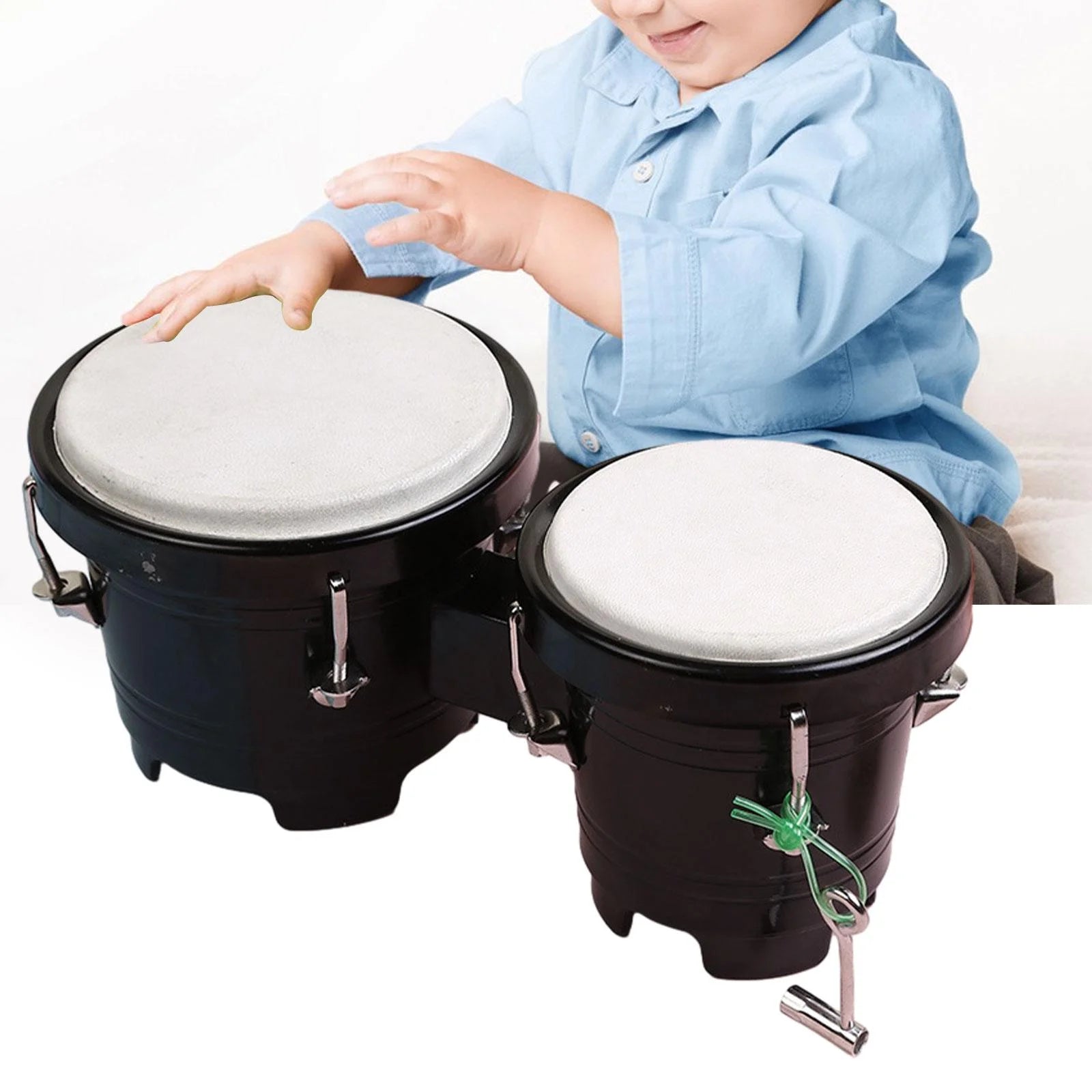 Black Tunable African Hand Drum Bongos Y6001