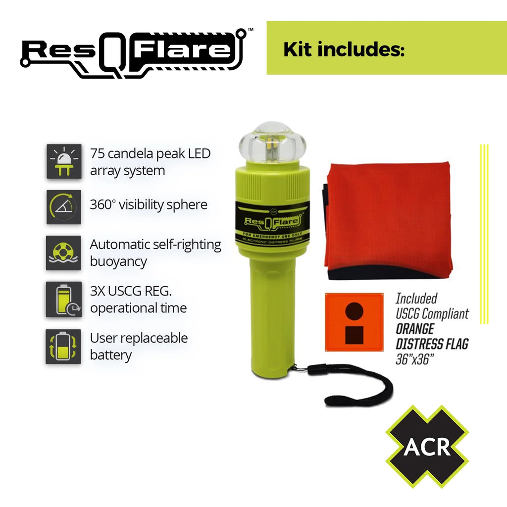 Survival Kit with E-Flare, Personal Locator Beacon, Strobe Light B356502