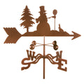 Snowman Weathervane with Deck Mount Z8121