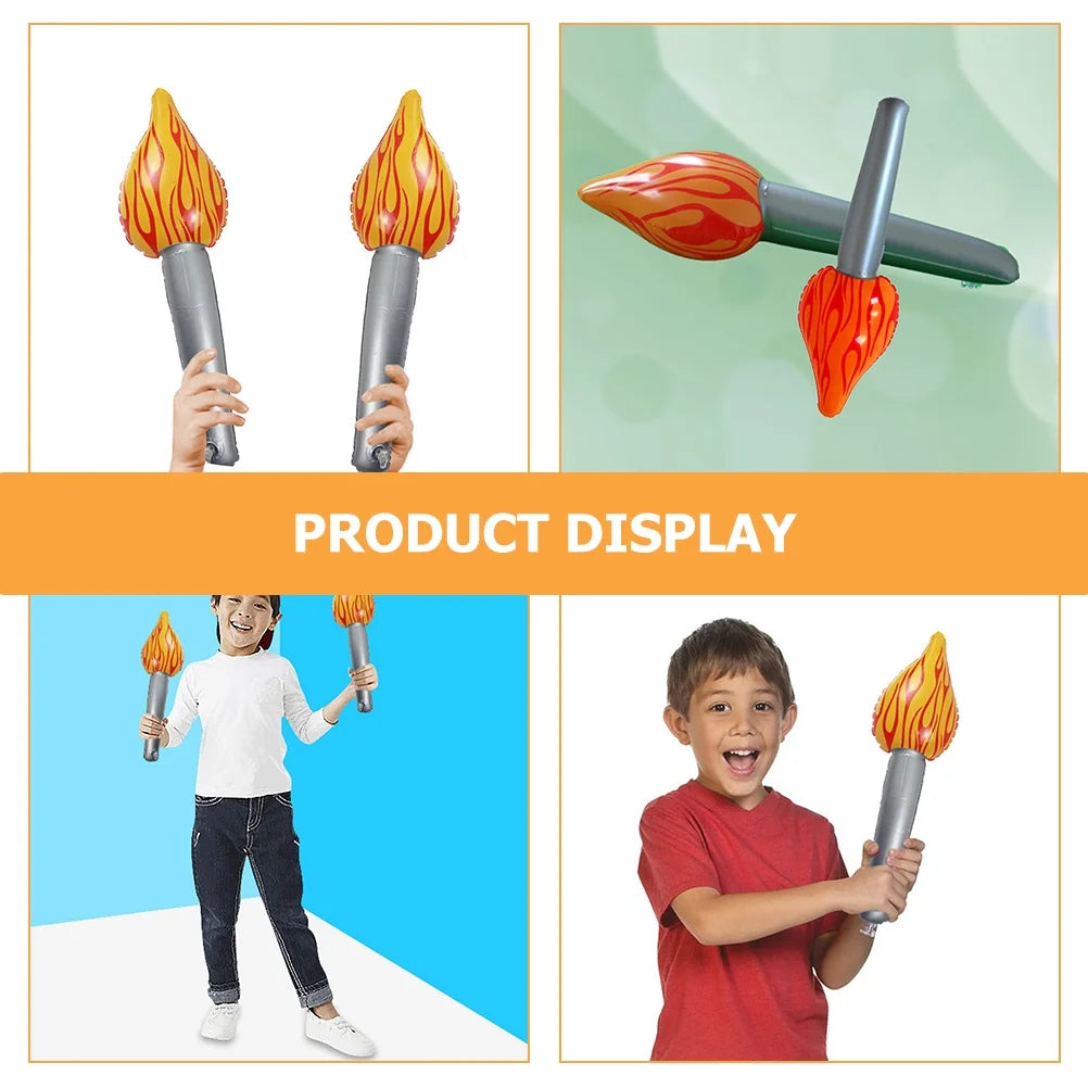 Inflatable Torch Sports Games Flashlight Kids Toy M1692