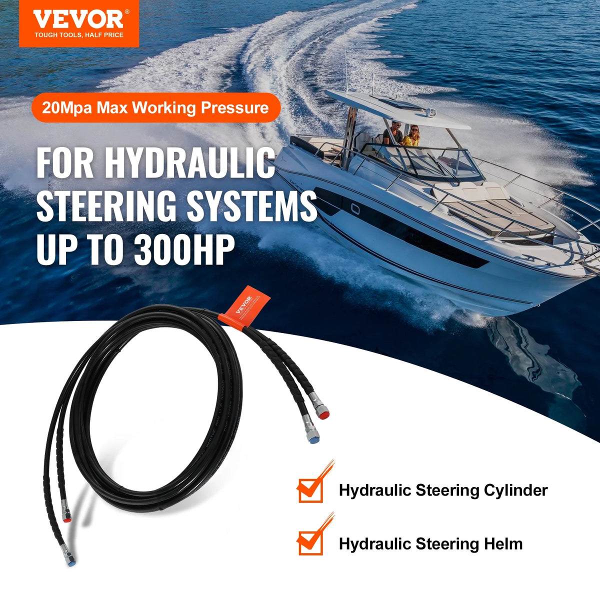 20 ft Hydraulic Steering Hose F31841